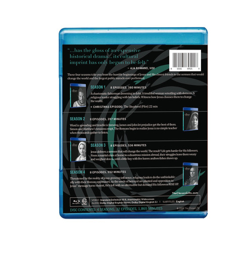 The Chosen Seasons 1-4 (DVD, 10-Disc) New & Blu-Ray Free Shipping