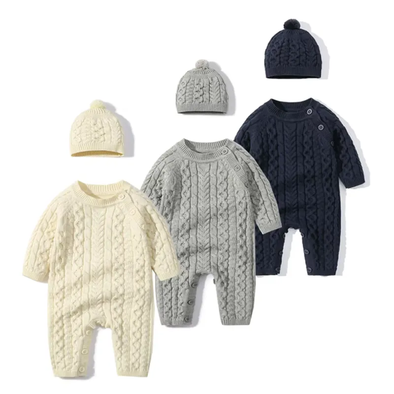  Knitted Jumpsuits Outfits Autumn Long Sleeve