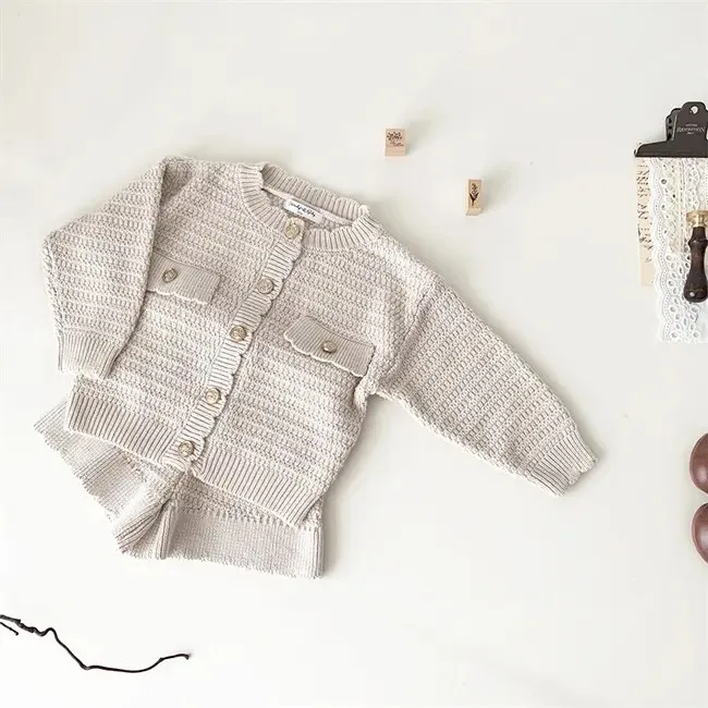  Fall Winter solid Sweater + shorts Infant Boys Knit Tracksuits Toddler Suit 