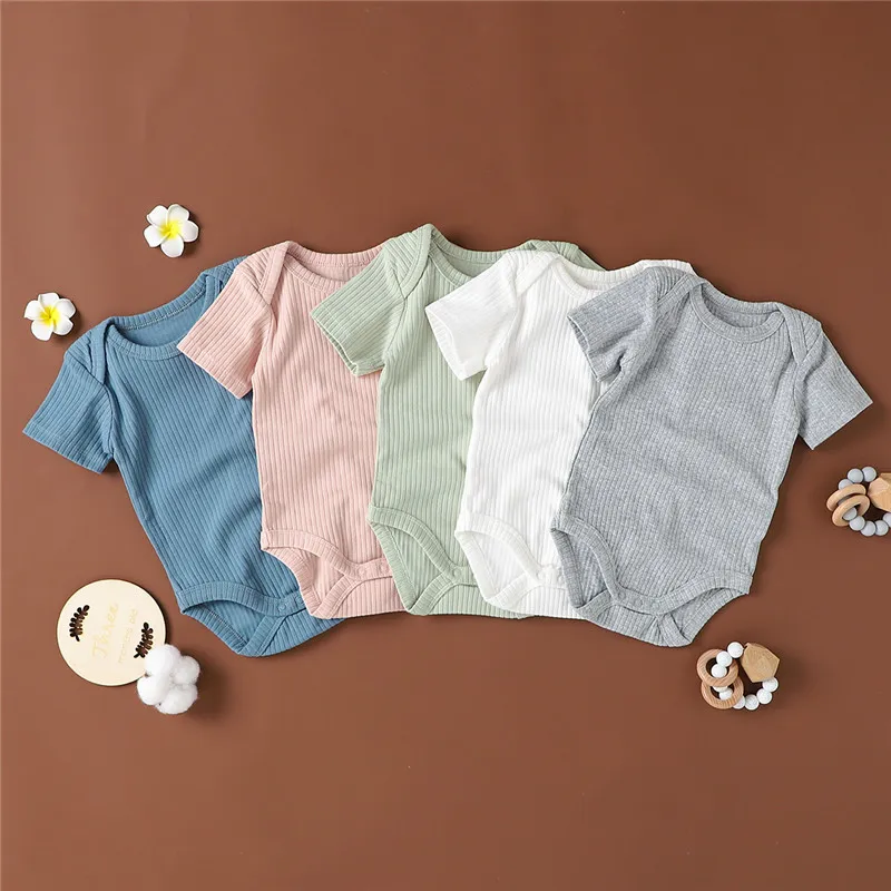 Baby summer romper organic cotton romper
