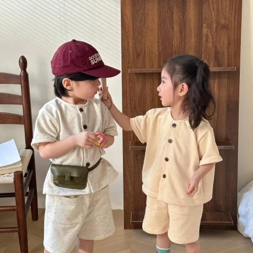 Children's summer sports suit boy loose set