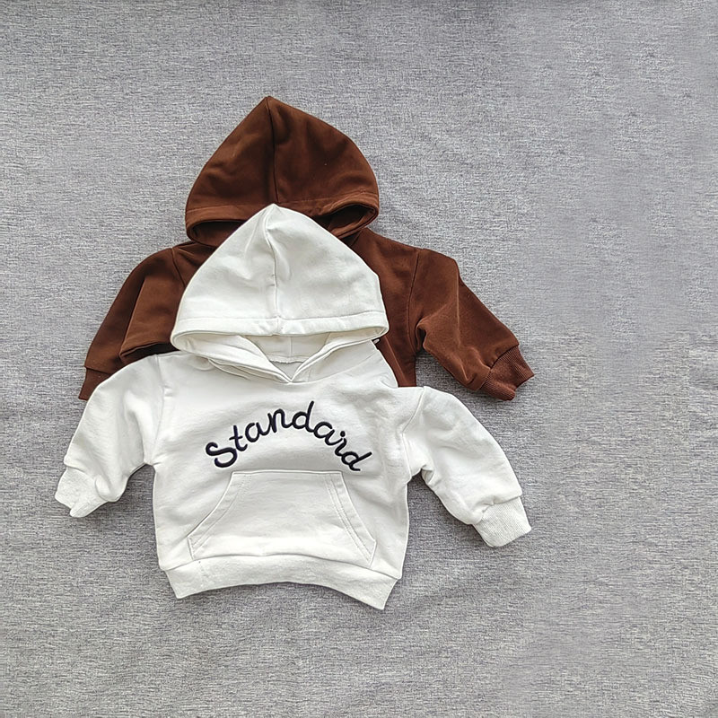 Casual fashion style hooded clothes Children top