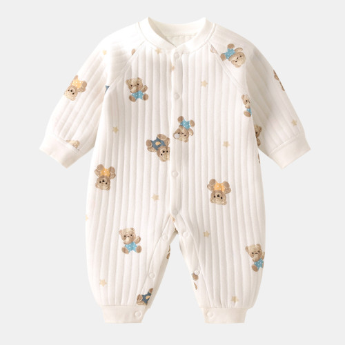 Baby clothes warm one piece baby pajamas jumpsuit