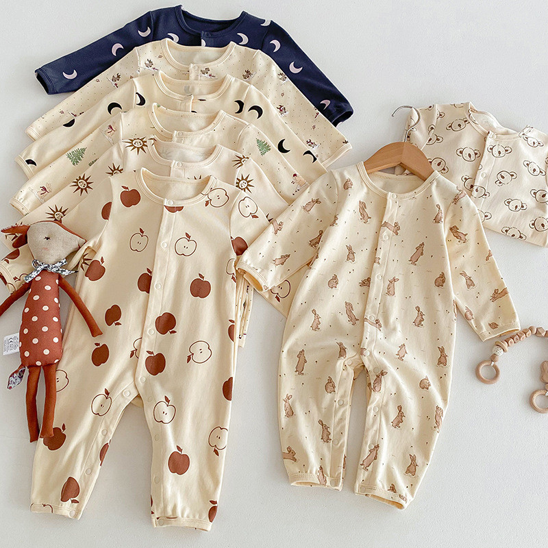 Cotton Nordic style clothes for babies Baby jumpsuits long sleeve romper