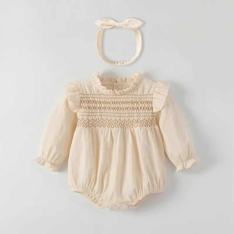 Babys girls 100% cotton romper with good quality