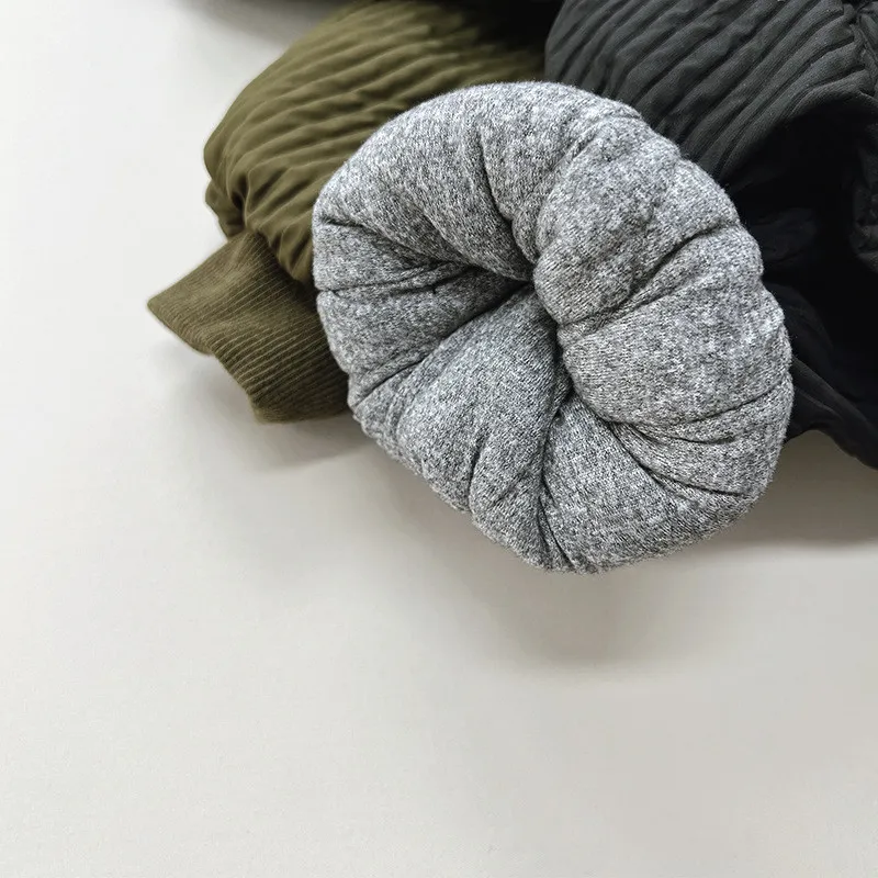 Cotton thick pants for children new warm pants plain pants