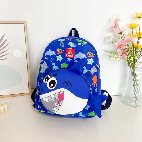 Cartoon backpack school bags shoulder bag cute shark backpack