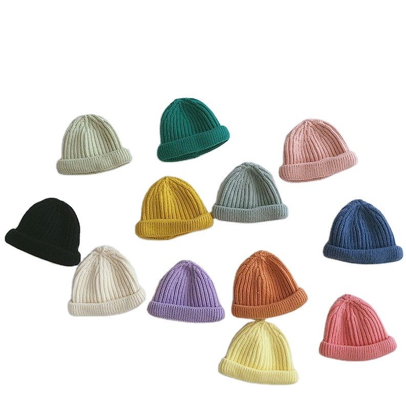 Infant Baby Knitted Cute Children Woolen Hat Kids Fashion Trend Warm Hood