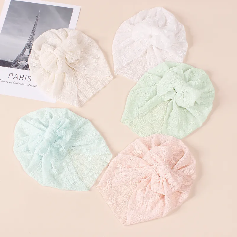 Newborn Hats Baby Bow Knot Turban