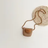 Straw Woven Handmade Bag Mini Coin Purse Shoulder Bag