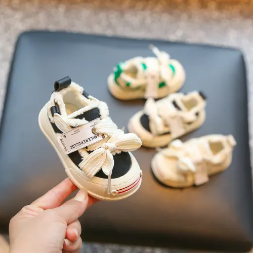 Kids Canvas Shoes Baby Boy Casual Soft Sole Shoes