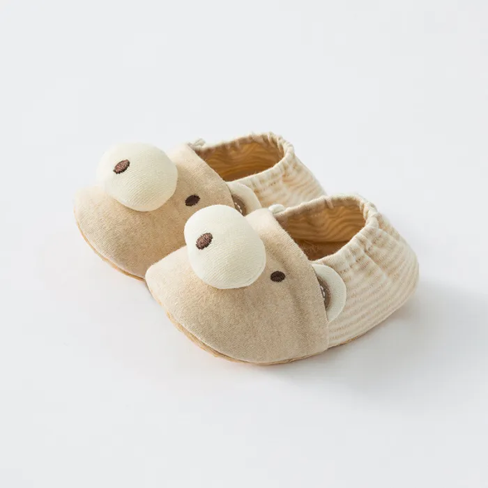 Children's shoes casual toddler shoes soft bottom baby non-slip effect breathable color cotton shoes