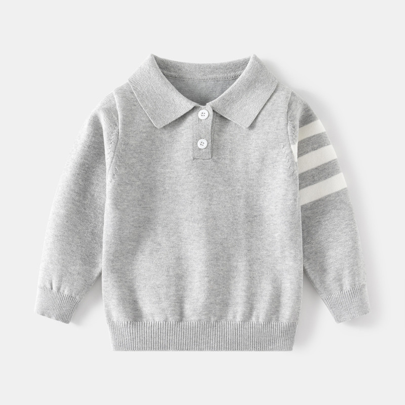 Kids Boy Lapel Sweater Baby Autumn pullover