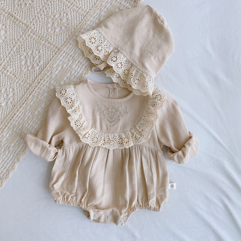 Baby romper lace sweet baby clothes