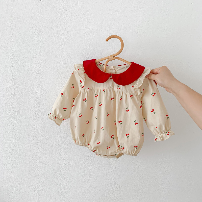 Baby jumpsuit sweet baby girl princess rompers Cotton