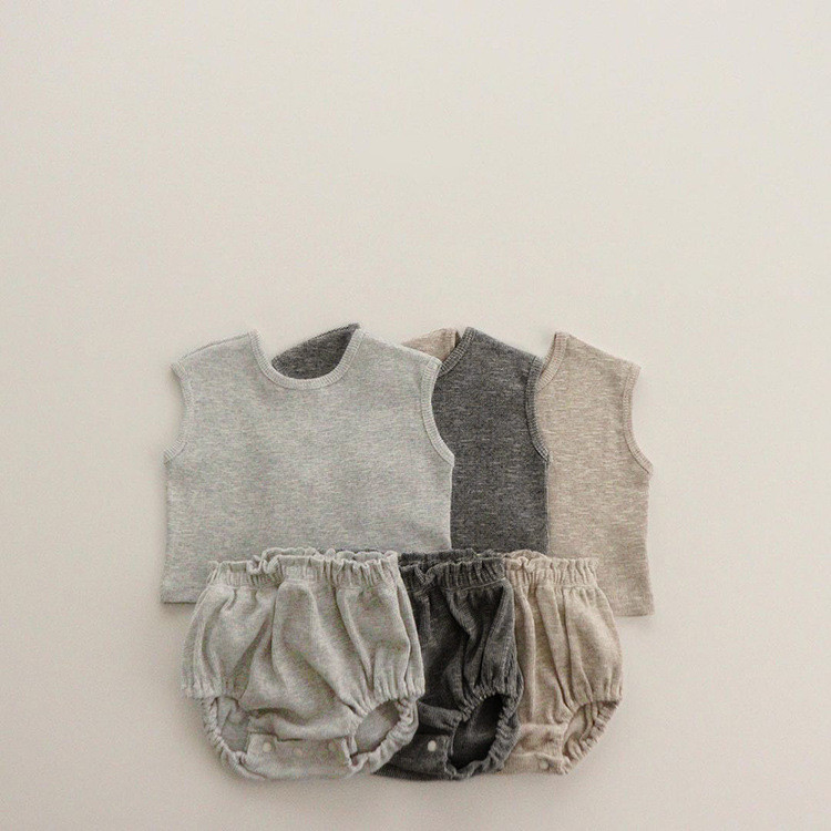 Vest suit summer kids summer clothing thin baby & kids suit