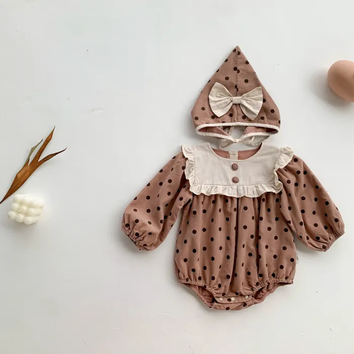 Baby girl onesie romper new year one-piece suit