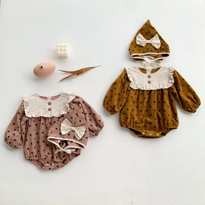 Baby girl onesie romper new year one-piece suit