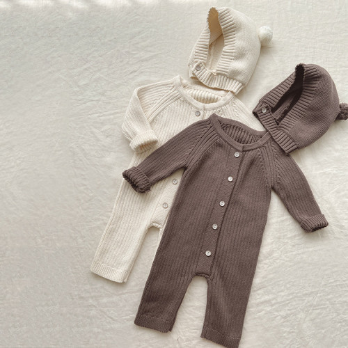 Knitted Jumpsuits Autumn Winter Warm Sweater Bodysuits