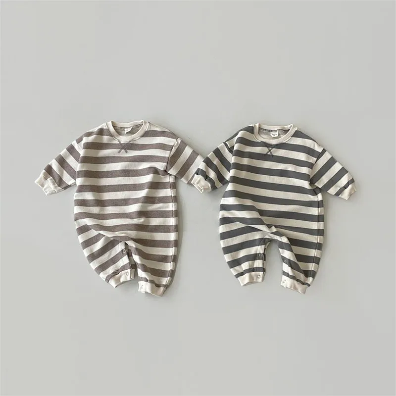 Striped Romper Cotton Newborn Casual Jumpsuit