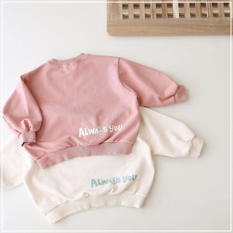 Girls hoodie spring long-sleeved pullover sweatshirt top