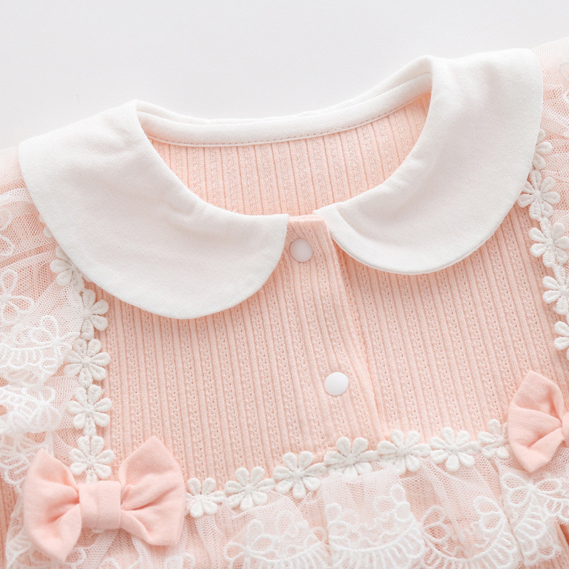 Cotton one-piece clothes baby girl jumpsuit wear