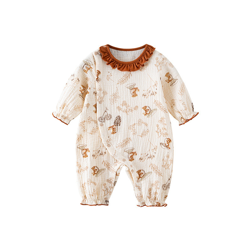 Cartoon clothes for babies baby jumpsuits long-sleeved romper