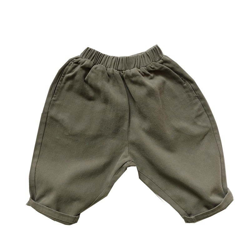 Baby pants snowflake velvet retro forest trousers