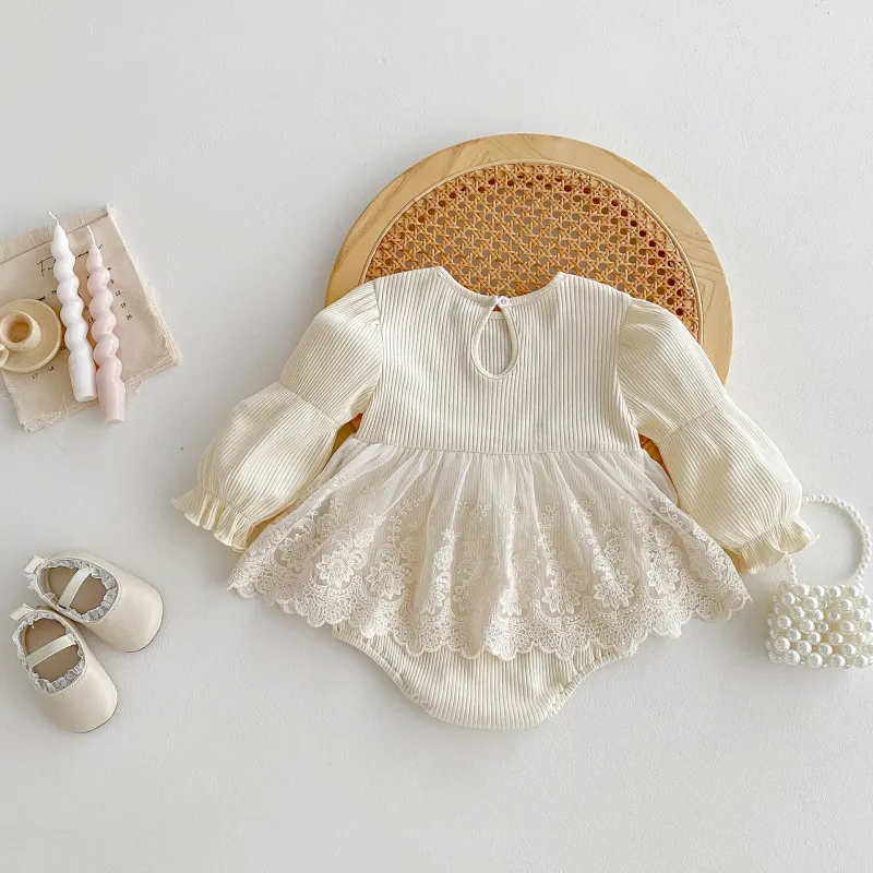 Lace princess newborn clothes baby romper