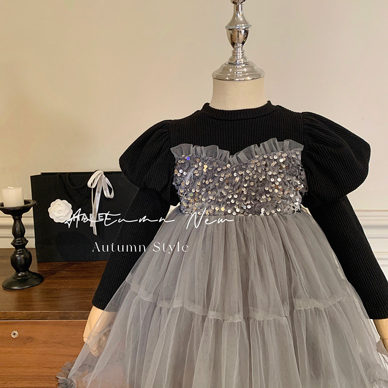 Baby dresses high-end mesh little girl party princess dress