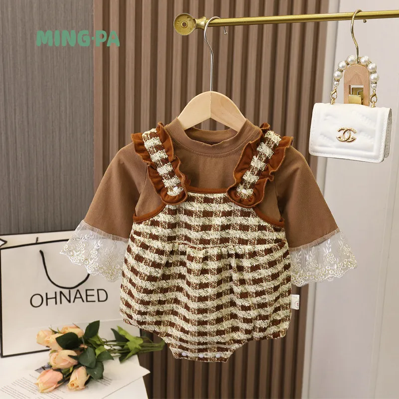 Girl jumpsuit long sleeve autumn fashion two-piece suit