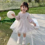 Girls Children's floral skirt baby Princess pettiskirt dress
