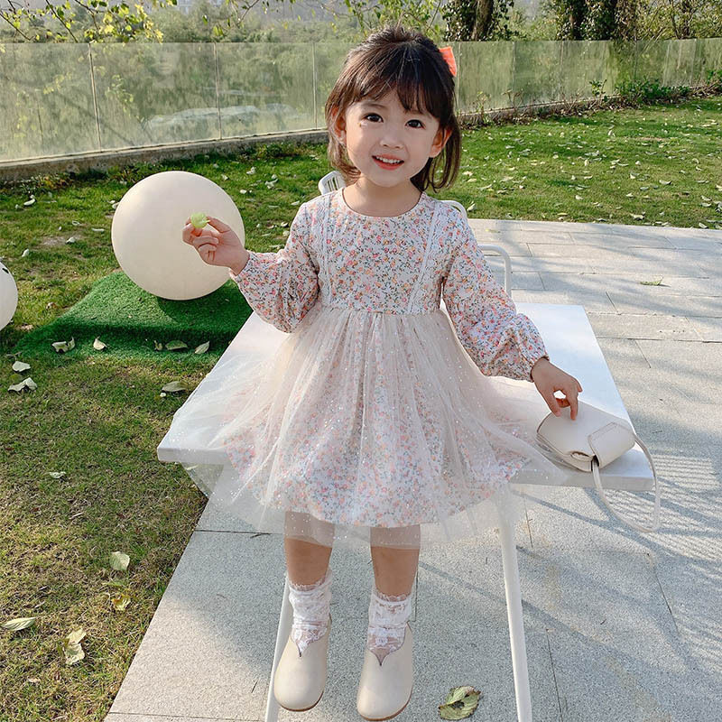Girls Children's floral skirt baby Princess pettiskirt dress