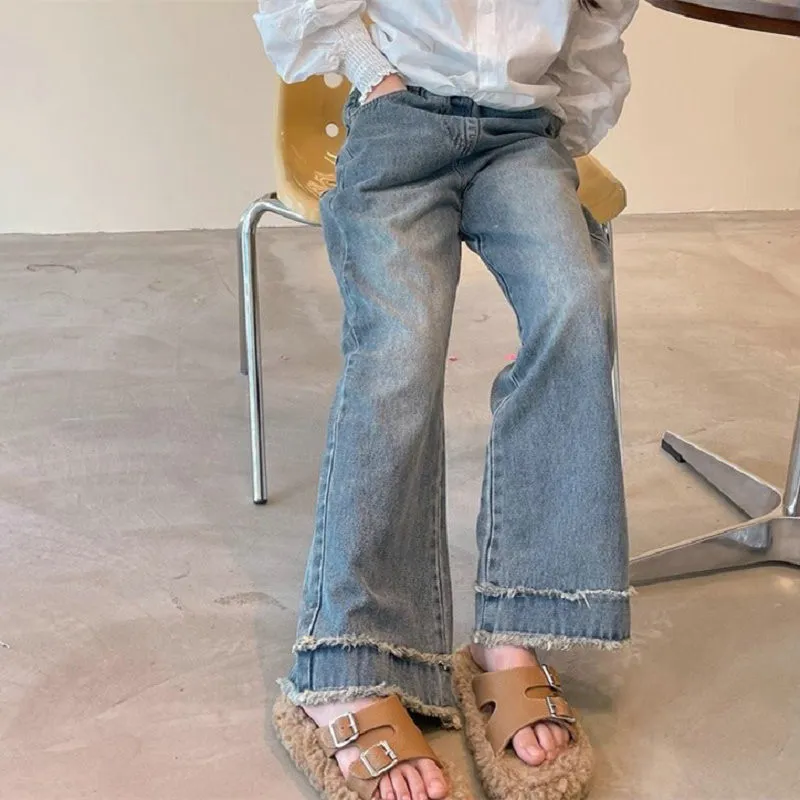 Girl's pants loose jeans trousers children's wear Pants