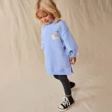 Girls long sweater suit autumn children's clothing long sleeve suit