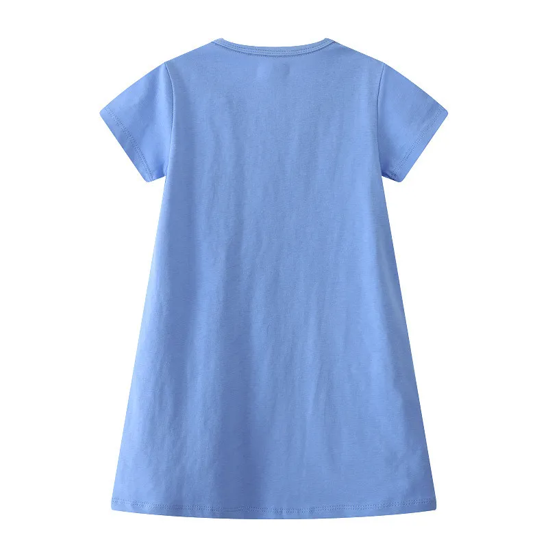 Girl dress new children's short sleeve fashionable princess dress