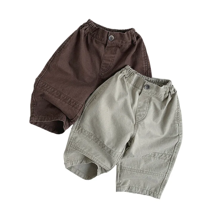 Retro Style Baby Pants Color Kids Pants Baby Trousers Loose Casual Cotton Outfit