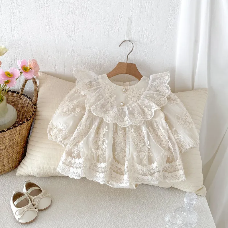 Babies onesie clothes Spring autumn baby girl princess newborn jumpsuit