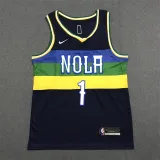 22-23 Pelican Williamson #1 Navy Blue City Edition 1:1 Quality NBA Jersey