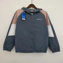 2023 Adidas Gray Windbreaker