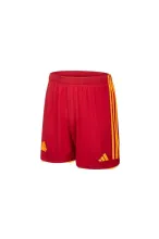 23-24 AS Roma Home Red Fans 1:1 Quality Shorts