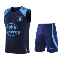 22-23 Atlético de Madrid Blue 1:1 Quality Training Vest（A-Set）