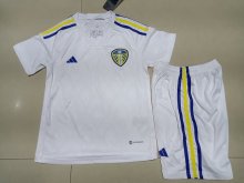 23-24 Leeds United Home Kids Soccer Jersey