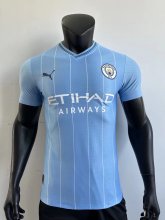 24-25 Manchester City Home Blue Player 1:1 Quality Soccer Jersey