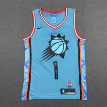 22-23 Suns BOOKER #1 Blue City Edition 1:1 Quality NBA Jersey
