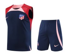 23-24 Atlético de Madrid Blue 1:1 Quality Training Vest（A-Set）