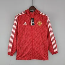 2022 Manchester United Red Windbreaker