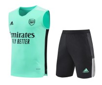 21-22 Arsenal Vest Training Suit Kit Green 1:1 Quality Training Jersey