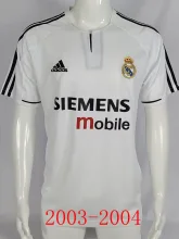 2003-2004 Real Madrid Home 1:1 Quality Retro Soccer Jersey