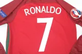 2016 Portugal Home Long Sleeve Fans 1:1 Retro Soccer Jersey